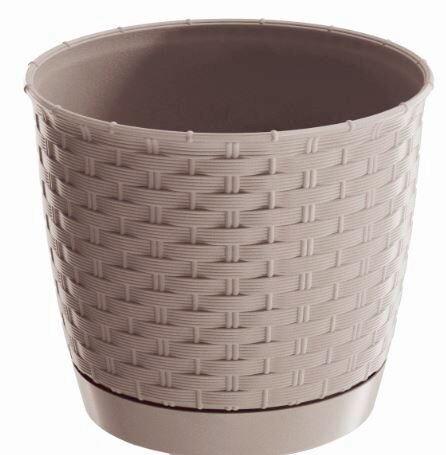 Virágcserép Ratolla 22cm - műanyag (22cm)