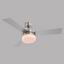 Deckenventilator Andreas - Silberfarben/Braun, KONVENTIONELL, Glas/Holz (105/30,5cm) Deckenventilator Andreas - Silberfarben/Braun, KONVENTIONELL, Glas/Holz (105/30,5cm)