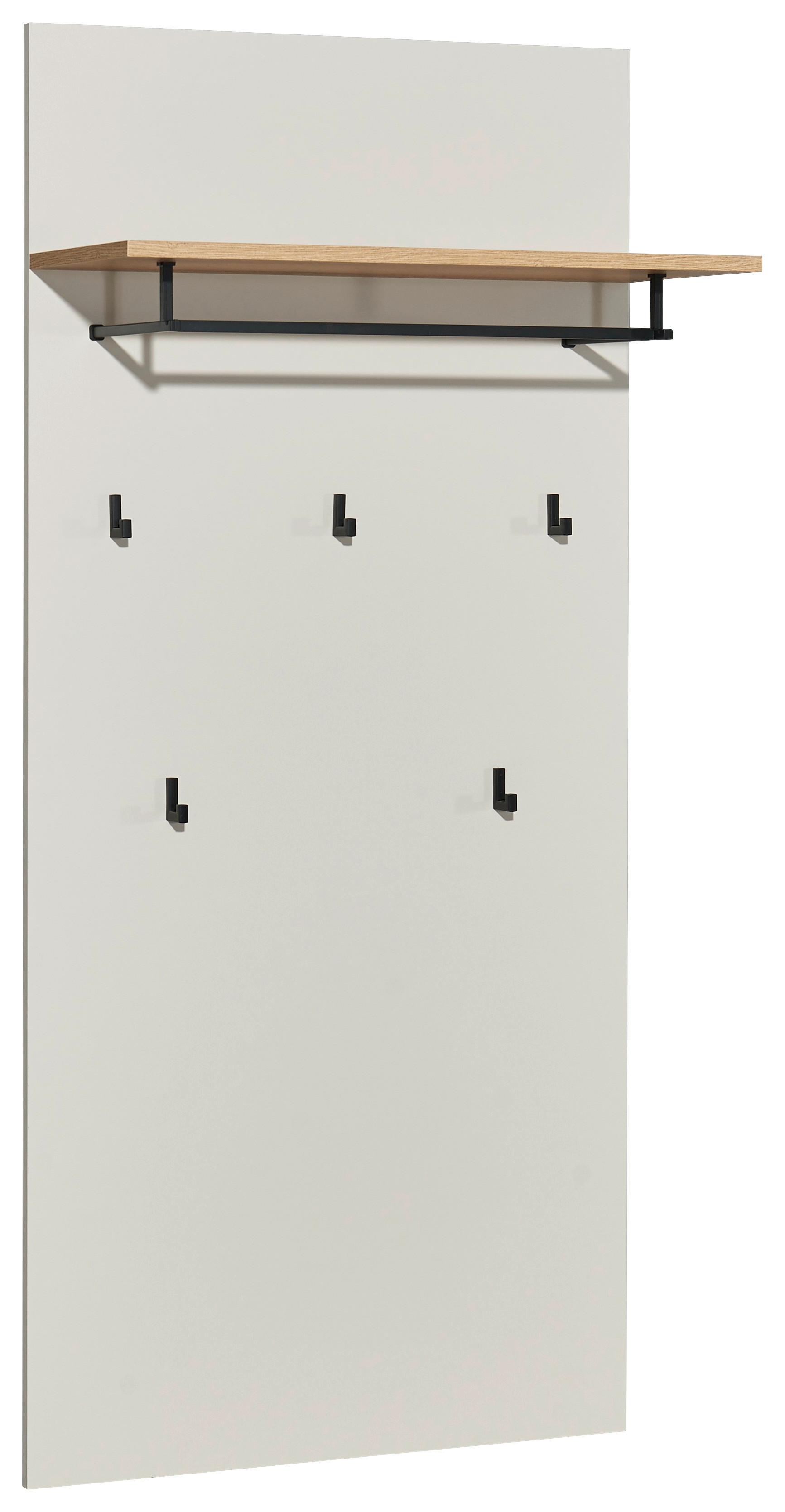 Garderobenpaneel Lime B: 70 cm Kaschmir/Eichefarben - Kaschmir/Eichefarben, Trend, Holzwerkstoff (70/151/31cm) - Livetastic