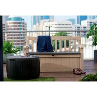 ZAHRADNÍ LAVICE EDEN - béžová, Konvenční, plast (140/84/60cm)