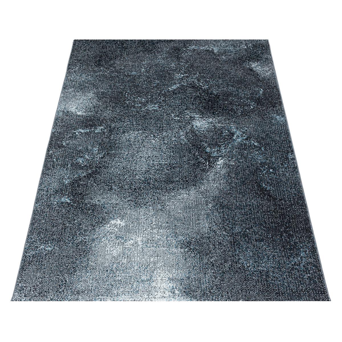 Webteppich Blau Naturfaser Ottawa 80x150 Cm - Blau, Design, Textil (80/150cm)