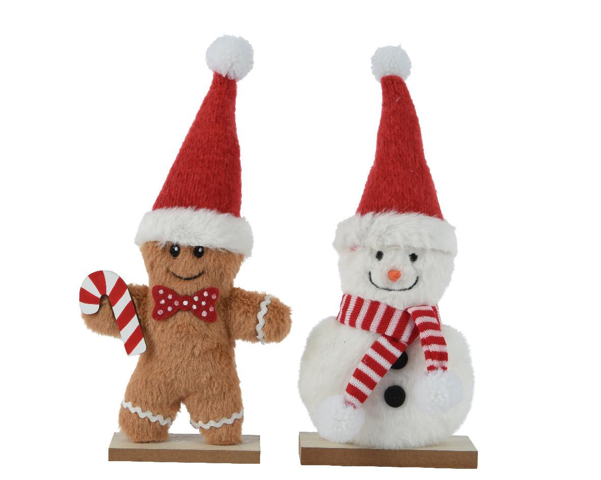 Plyšová figúrka FELIX V: 28cm, 2 druhy - hnedá/biela, Basics, plast (5/12/28cm)