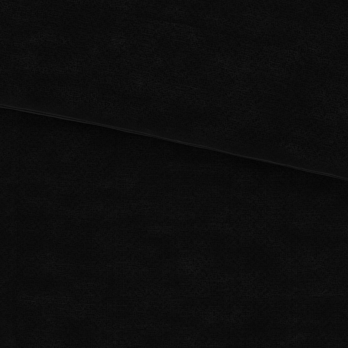 POVLEČENÍ Iris, 140/200cm, černá - černá, Moderní, textil (140/200cm) - Modern Living