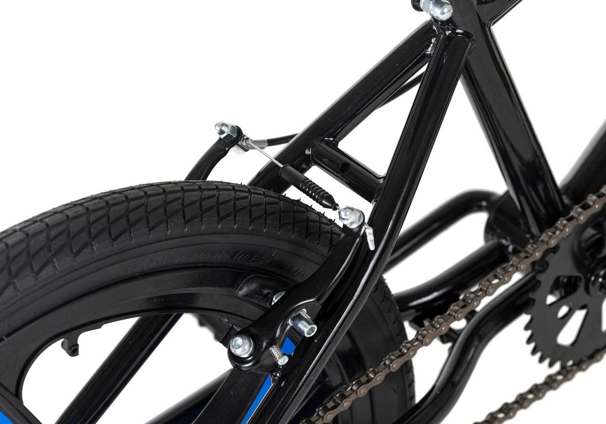 Bmx Kinder 20 Zoll Freestyle Unisex - Blau/Schwarz, Basics, Metall (70/100/70cm) - KS Cycling
