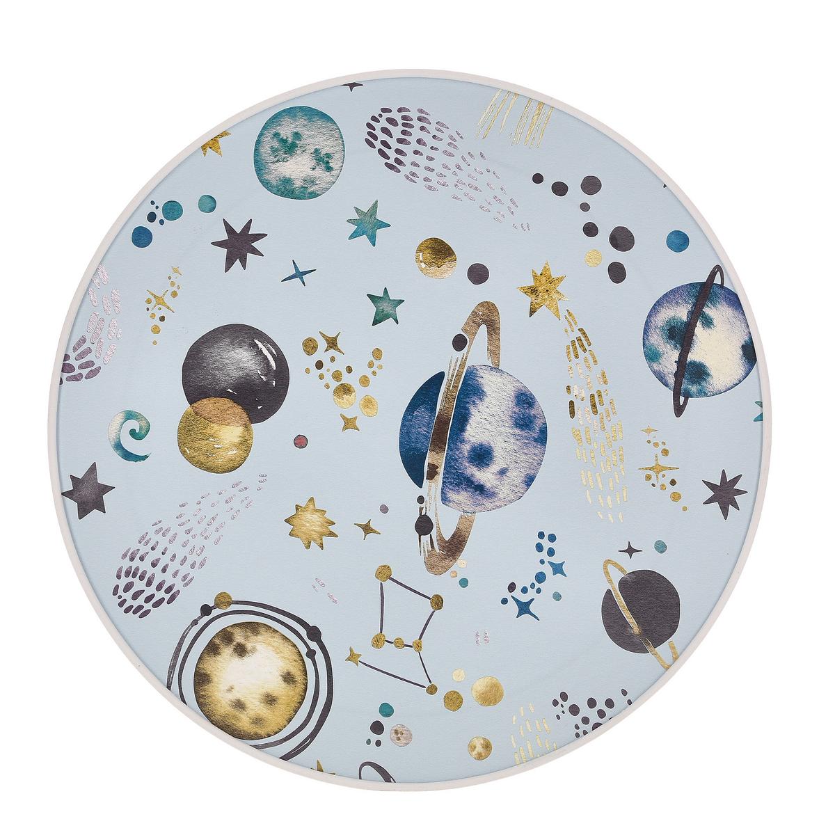 Kinderdeckenleuchte 31-38852 Kiddy Weltraum - Multicolor/Weiß, KONVENTIONELL, Kunststoff/Metall (38/38/14cm)