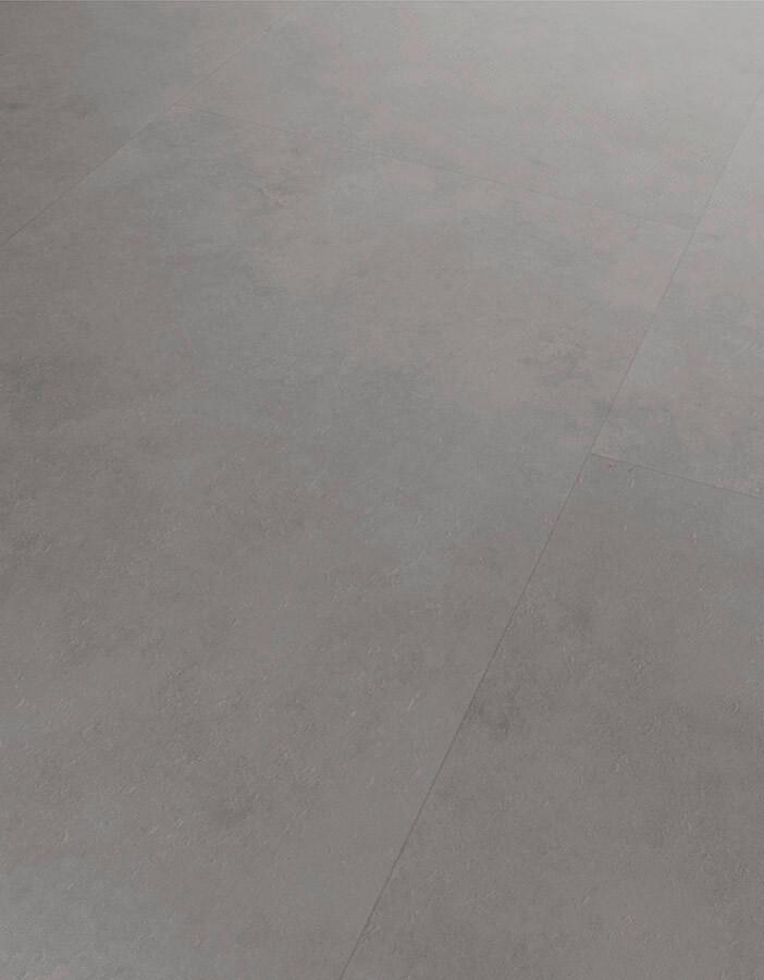 Designboden Fliesenoptik Grau Stärke 6,5mm - Grau, Basics, Kunststoff (93.5/46.5/0.65cm)