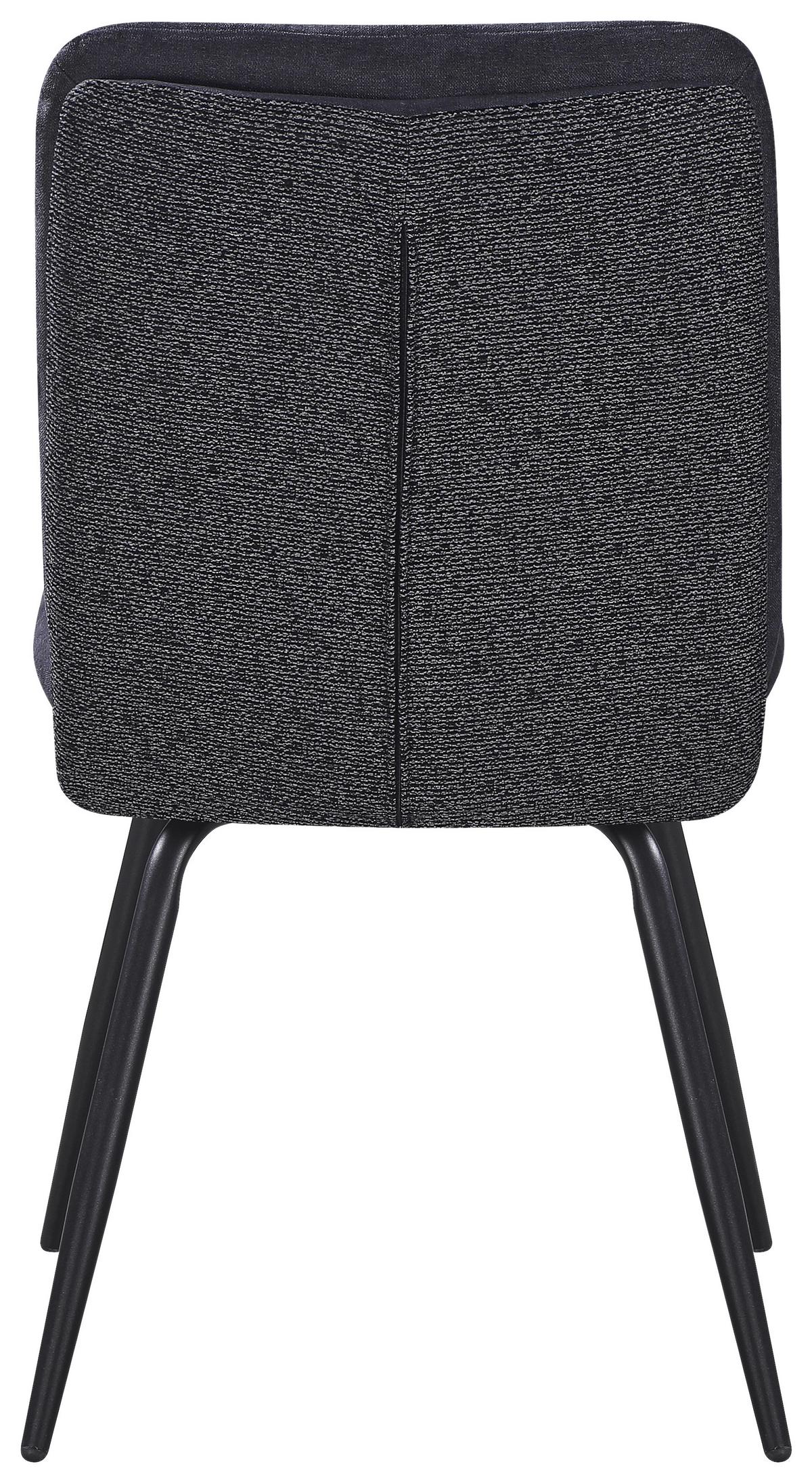 ŽIDLE NOVA - šedá/černá, Moderní, kov/textil (48/89/67cm) - Premium Living