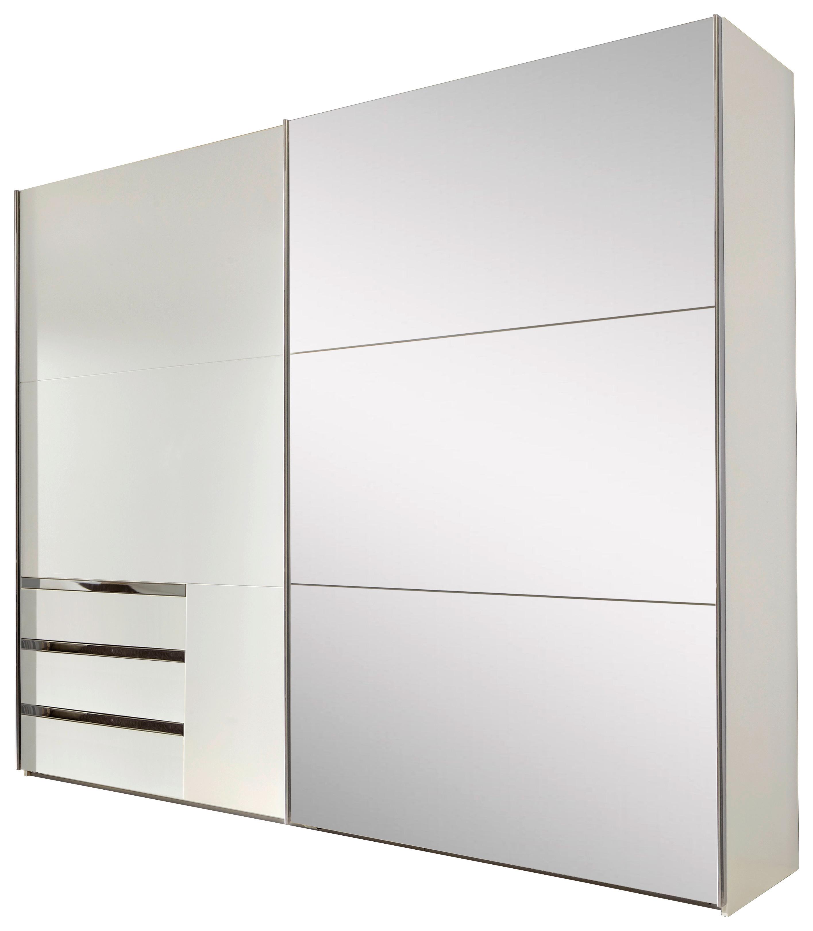 Schwebetürschrank Level Weiß