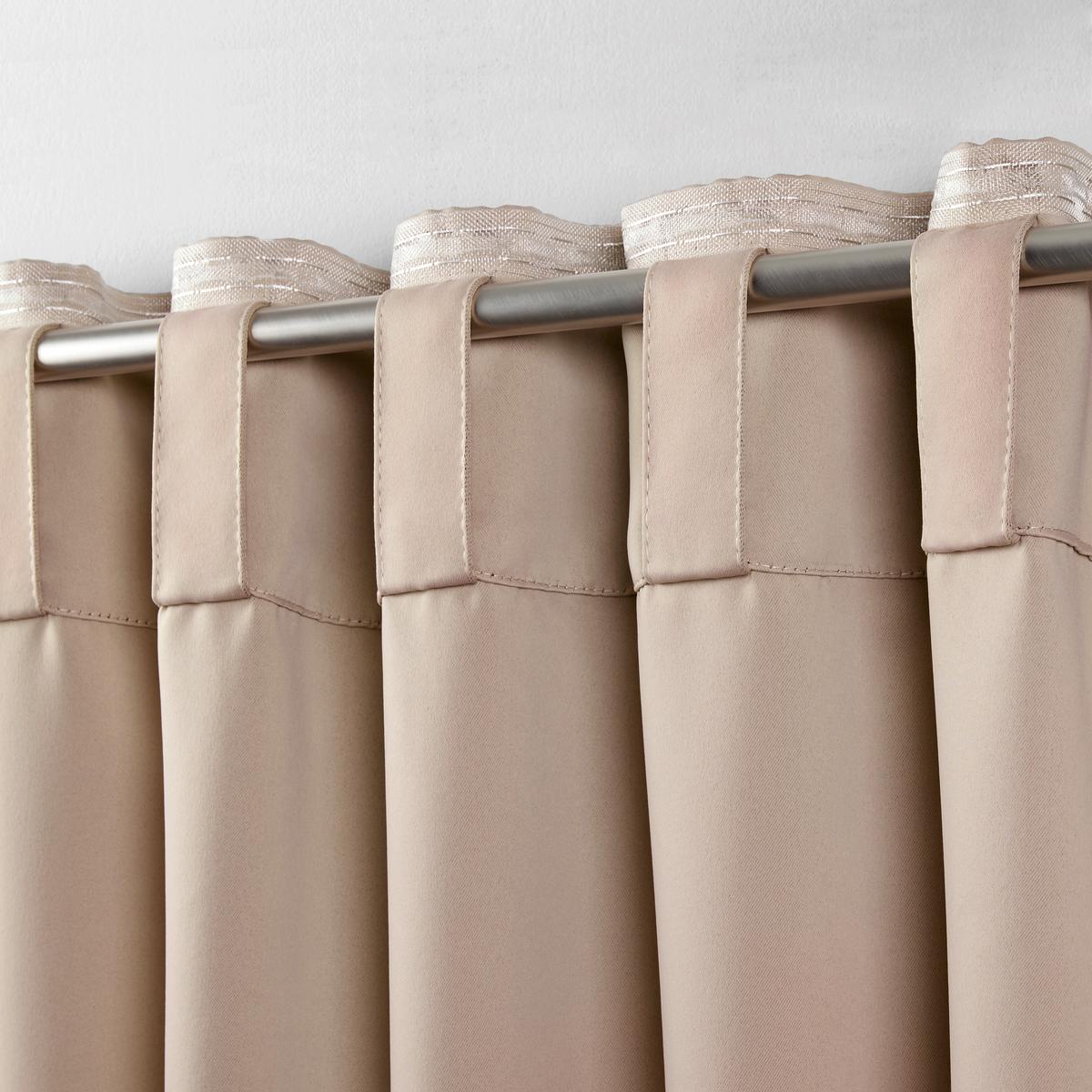 Zatemňovací záves Riccardo, 140/245cm, béžová - béžová, Modern, textil (140/245cm) - Premium Living