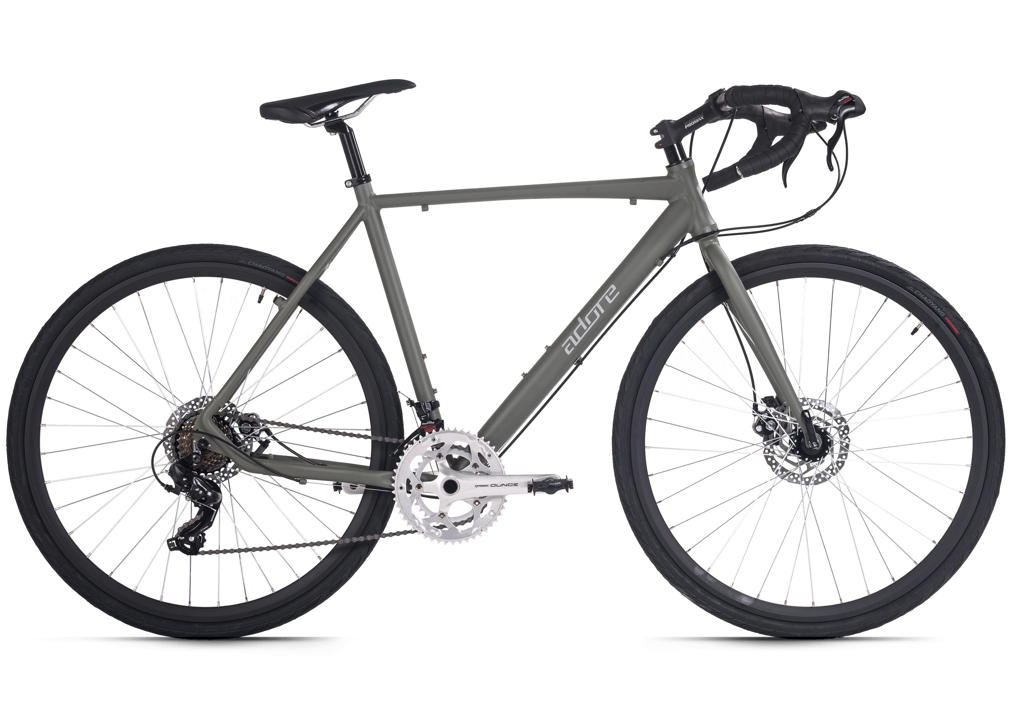 Gravelbike Rennrad 28" 308r - Grau, Basics, Metall (25/140/60cm)
