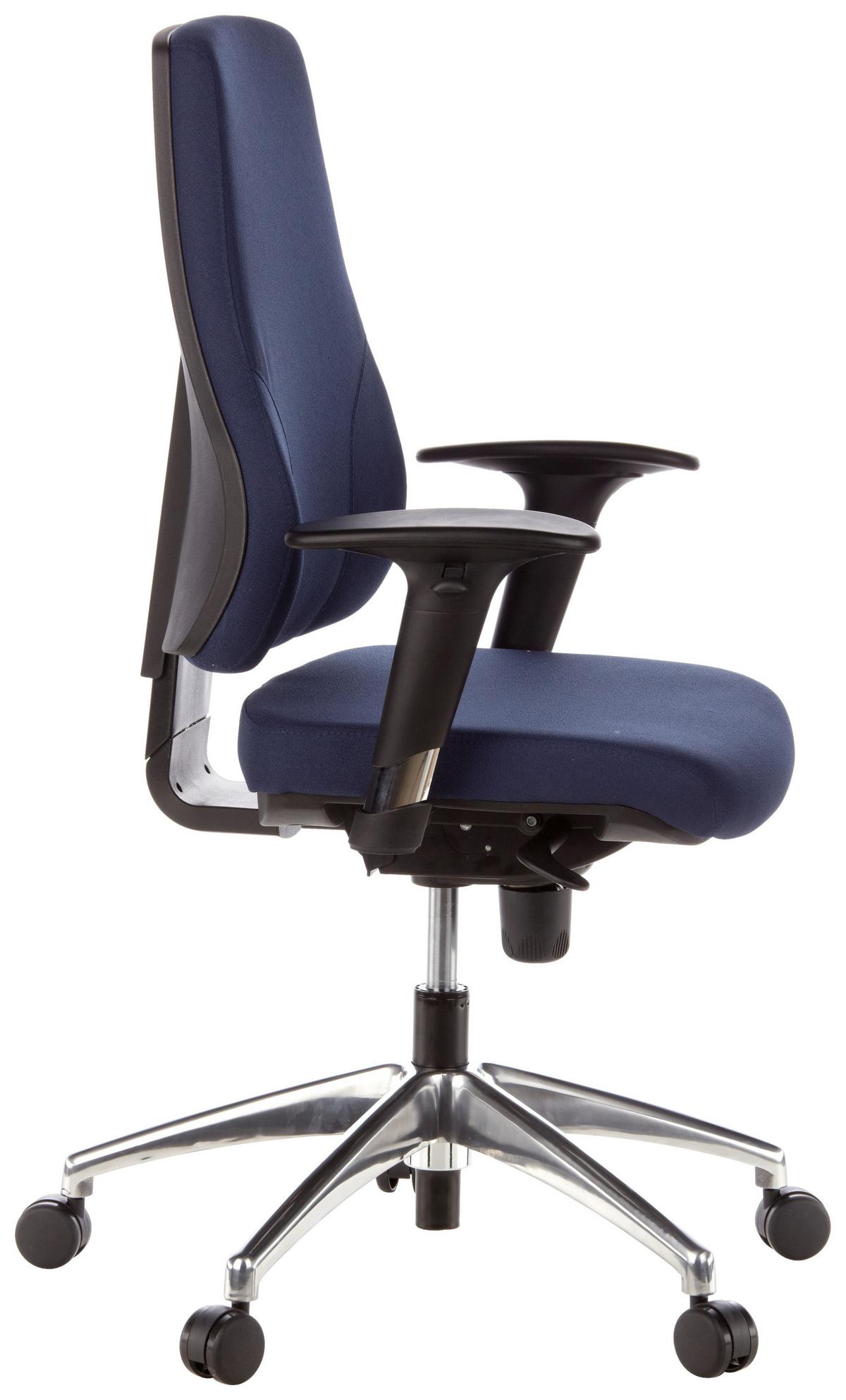 Drehstuhl Pro-Tec 200 Dunkelblau - Dunkelblau, MODERN, Kunststoff/Textil (60/126/45cm) - MID.YOU