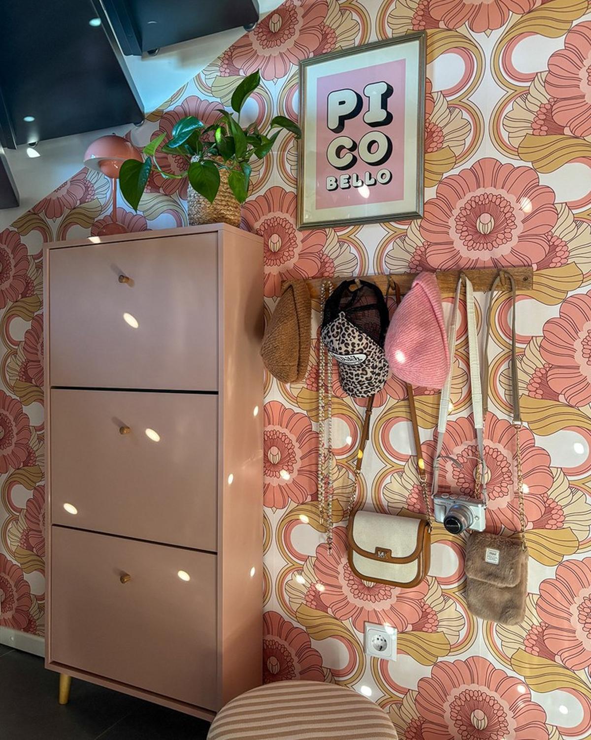 Schuhkipper Bjarne, Aprikose B: 59,8 Cm - Aprikose, Design, Holzwerkstoff (59,8/131/19,55cm) - MID.YOU