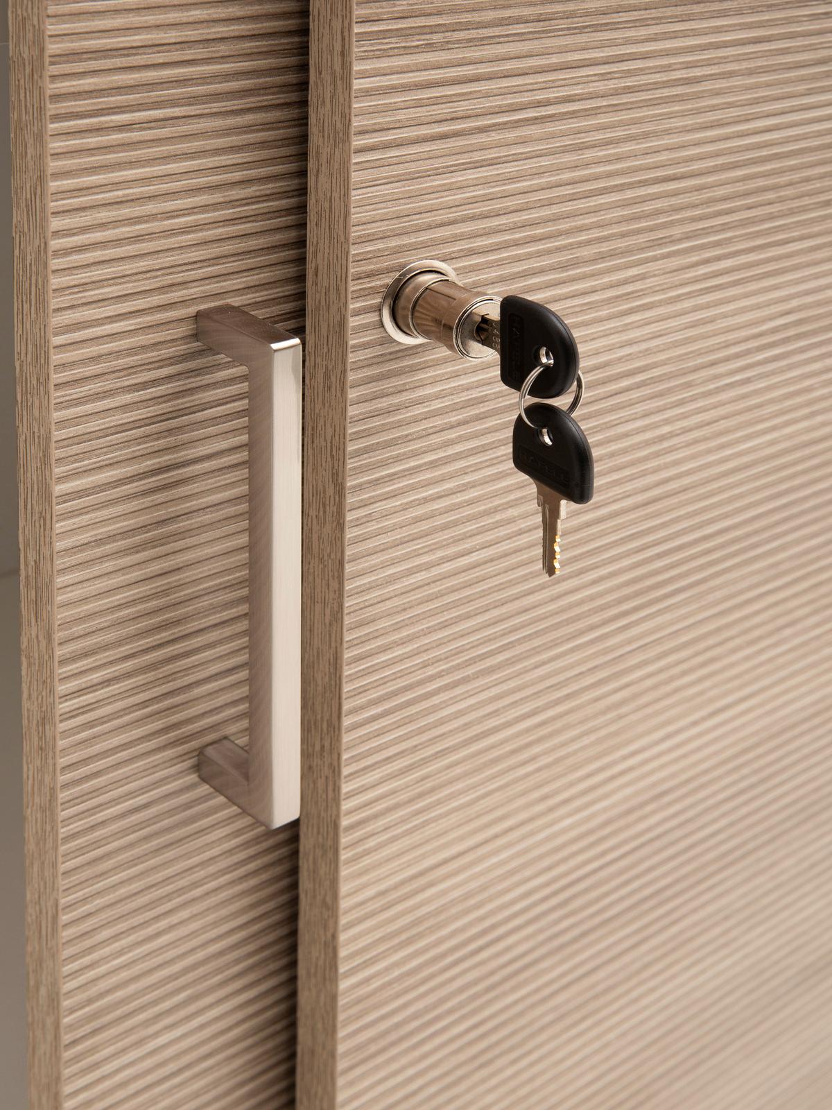 AKTENSCHRANK Metz Weiß/Beige B: 80,1cm - Beige/Weiß, MODERN, Holzwerkstoff (80,1/113,4/38,2cm) - MID.YOU