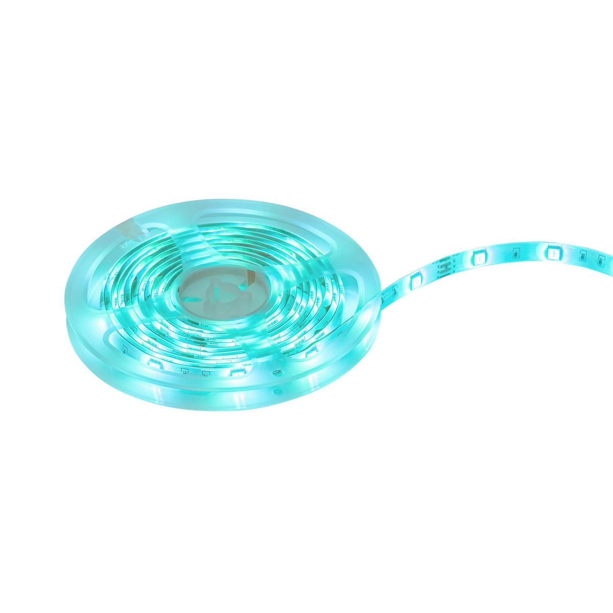 Led Díszlámpa Thore Kb. 300cm - fekete/fehér, Modern, műanyag (300cm) - Luca Bessoni