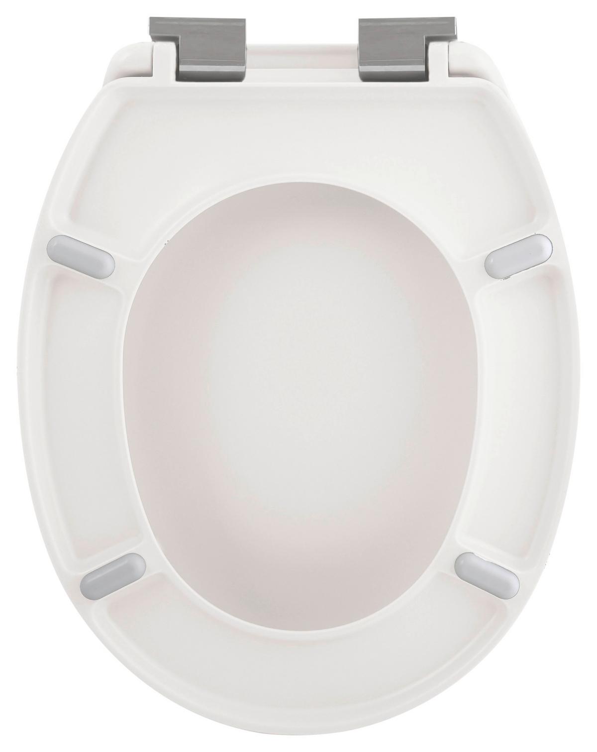 WC-Sitz Neela - Weiß, KONVENTIONELL, Kunststoff (37,10/45,5cm) - Spirella