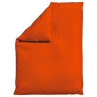 BETTDECKENBEZUG WOVEN SATIN - Dunkelorange, Basics, Textil (155/220cm) - Schlafgut