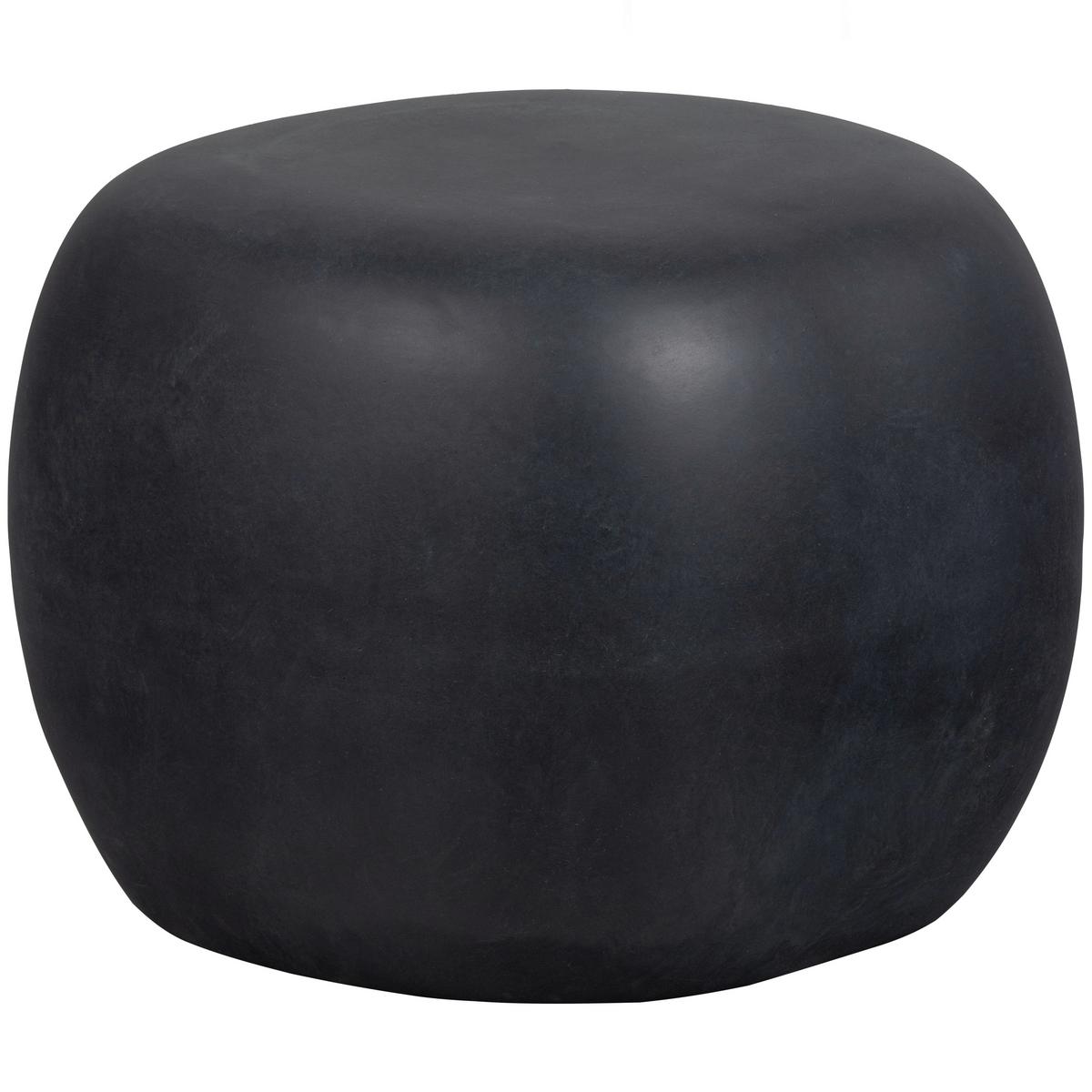 Couchtisch Pebble Anthrazit B: 50 cm - Anthrazit, Design, Glas/Keramik (50/50/35cm) - Livetastic
