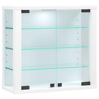 HÄNGEVITRINE Vitrosa Weiß B: 43 cm - Weiß, Design, Glas/Holzwerkstoff (43/40/18cm) - MID.YOU