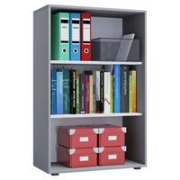 Aktenregal Lona XL Grau B: 70 cm - Schwarz/Grau, Basics, Holzwerkstoff (70/105/37cm) - MID.YOU