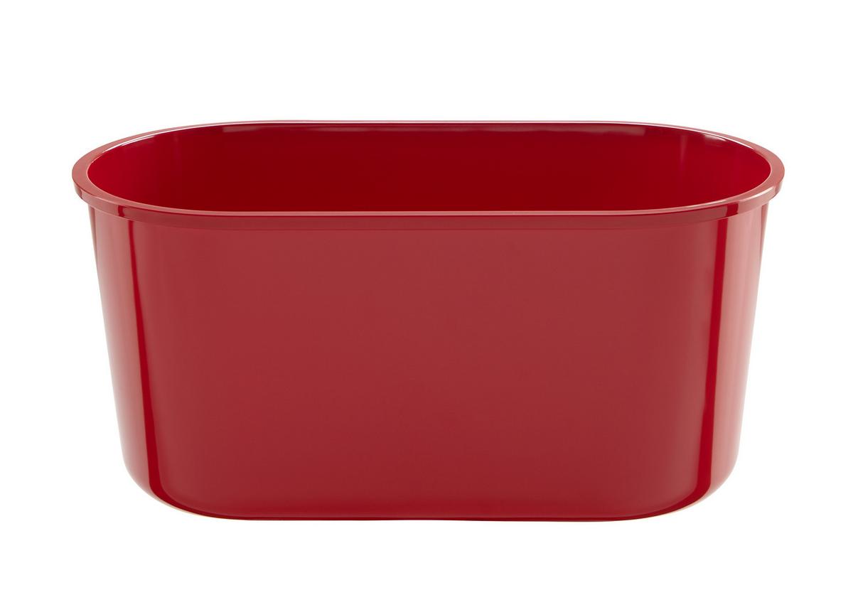 Brotbox Echtwerk Fresh - Rot/Akaziefarben, MODERN, Holz/Kunststoff (37/21,5/17,2cm) - Echtwerk