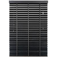 Jalousie Venetian 120x240 Cm Mit Schnurzug - Schwarz, Natur, Holz (120/240cm)