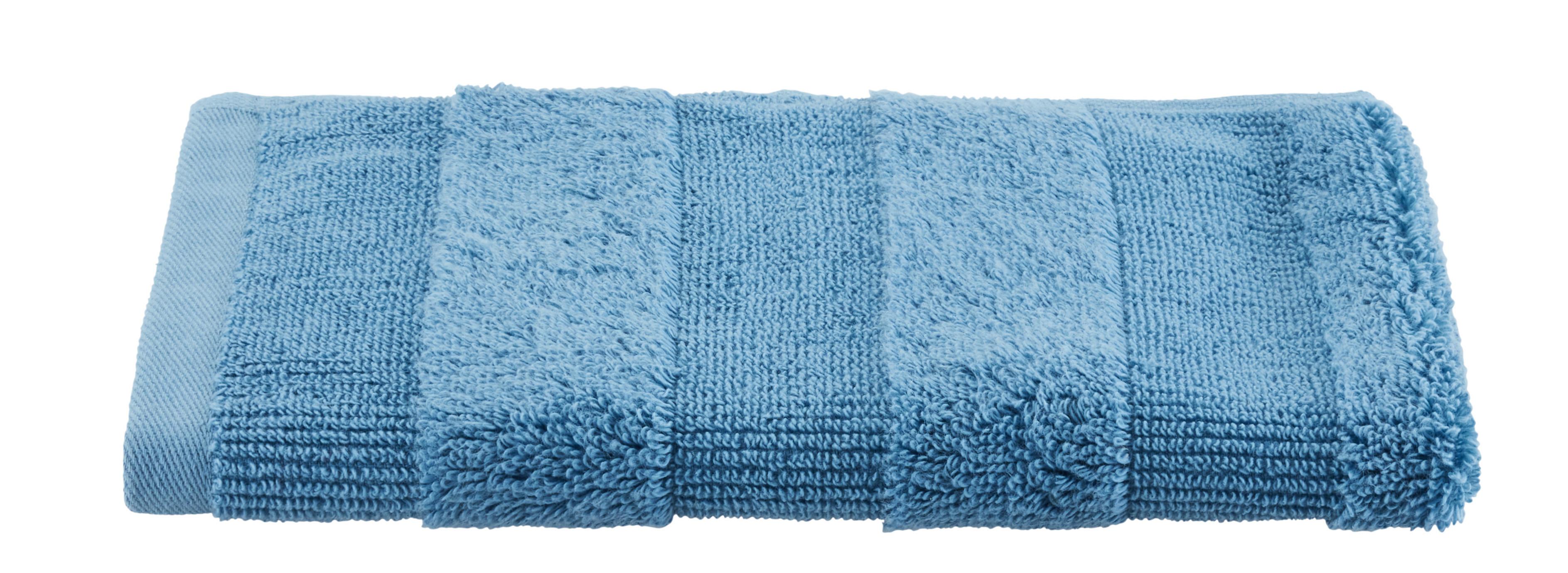RUČNÍK PRO HOSTY Chris, 30/50cm, modrá - modrá, textil (30/50cm) - Premium Living