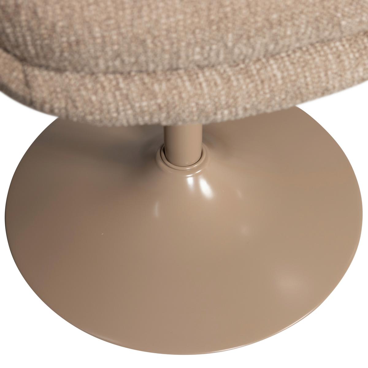Armlehnstuhl Marten Sandfarben B: 70cm - Sandfarben, MODERN, Textil/Metall (70/90/66cm) - Livetastic