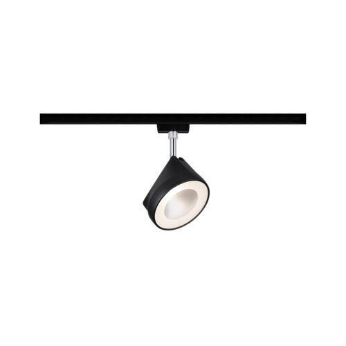 Schienensystem Urail Strahler 96924 Schwarz Matt, Warmweiß - Chromfarben/Schwarz, Design, Metall (12,3/19,1/7,8cm) - Paulmann