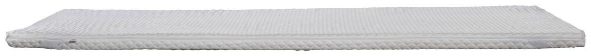Topper Visco 120x200 Cm Viscoschaumkern - Weiß, Basics, Textil (120/200cm) - Livetastic