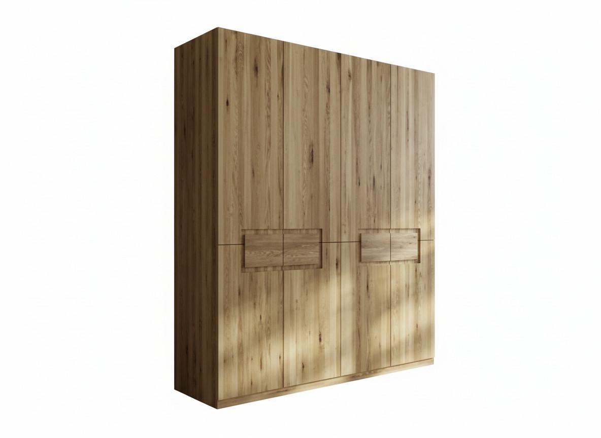 Drehtürenschrank Emilia, Eichefarben B: 202 Cm