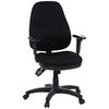Bürostuhl Zenit Pro Schwarz Bis 120 Kg - Schwarz, Basics, Kunststoff/Textil (58/121/46cm) - MID.YOU