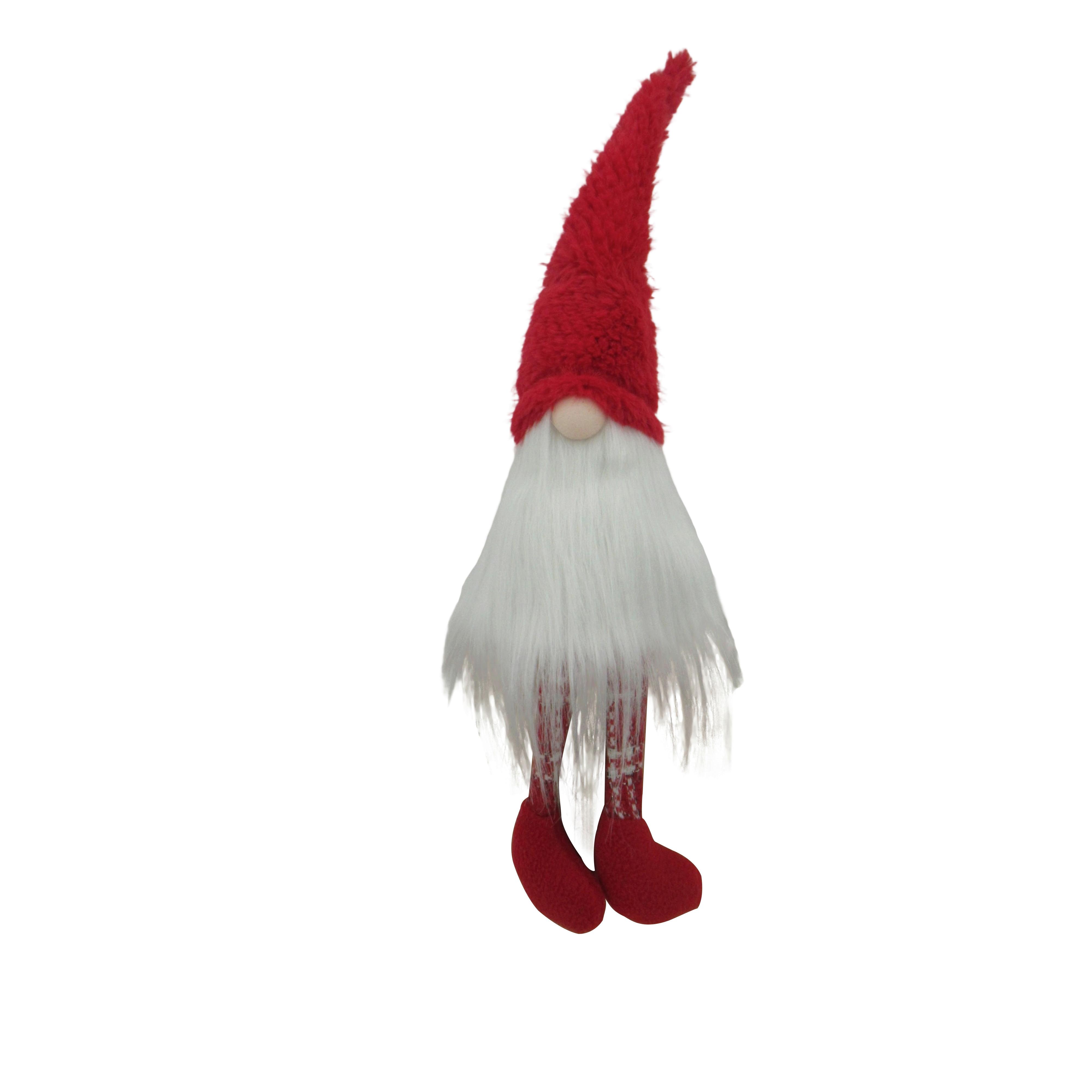 Škriatok výška: 53 cm - biela/červená, Konventionell, textil/kameň (13/13/53cm) - Mömax