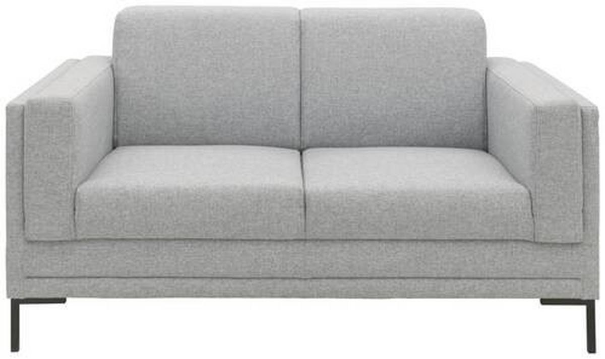 2-Sitzer-Sofa Looks Vii - Silberfarben/Schwarz, Design, Textil (155/82/90cm) - LOOKS by W.Joop