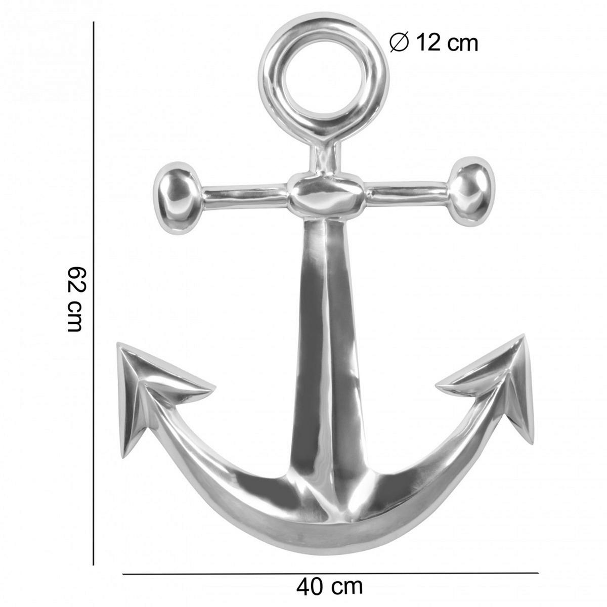 Wanddeko Wohnling Silberfarben B: 40 cm - Silberfarben, MODERN, Metall (40/62,5/3,5cm) - MID.YOU