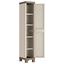 Kunststoffschrank Excellence Cabinet Schmal - Sandfarben/Grau, MODERN, Kunststoff (33cm) - Keter Kunststoffschrank Excellence Cabinet Schmal - Sandfarben/Grau, MODERN, Kunststoff (33cm) - Keter