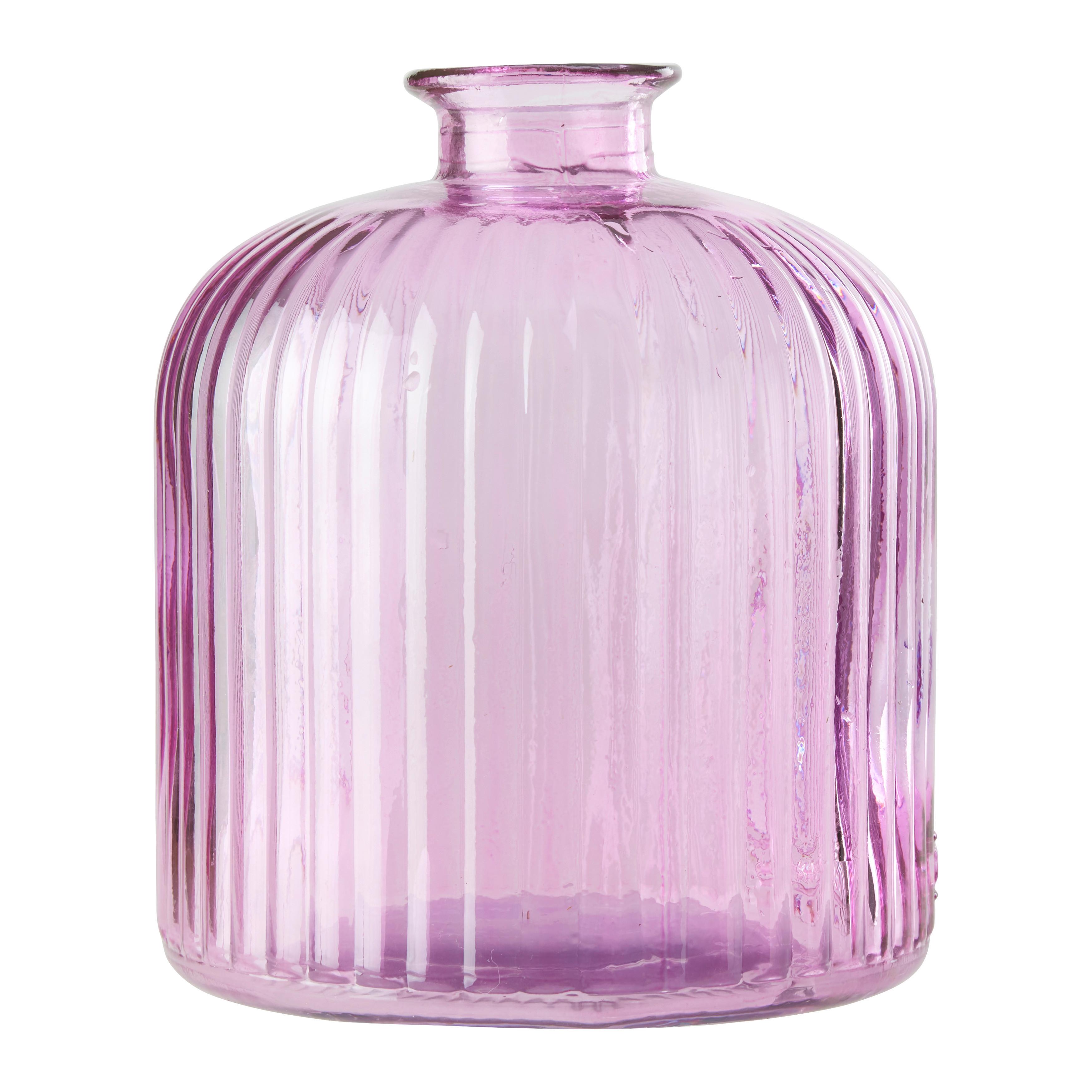 Váza DAROCA - pink, Moderní, sklo (14,5/18cm) - Mömax