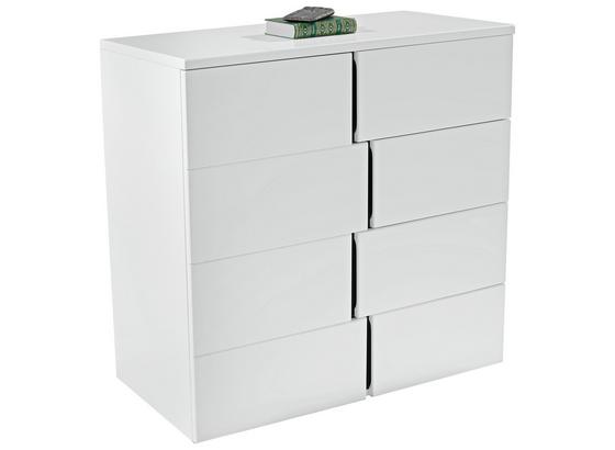 Komoda Split 1t4l - čierna/biela, Moderný, kompozitné drevo (100/90/42cm) Komoda Split 1t4l - čierna/biela, Moderný, kompozitné drevo (100/90/42cm)