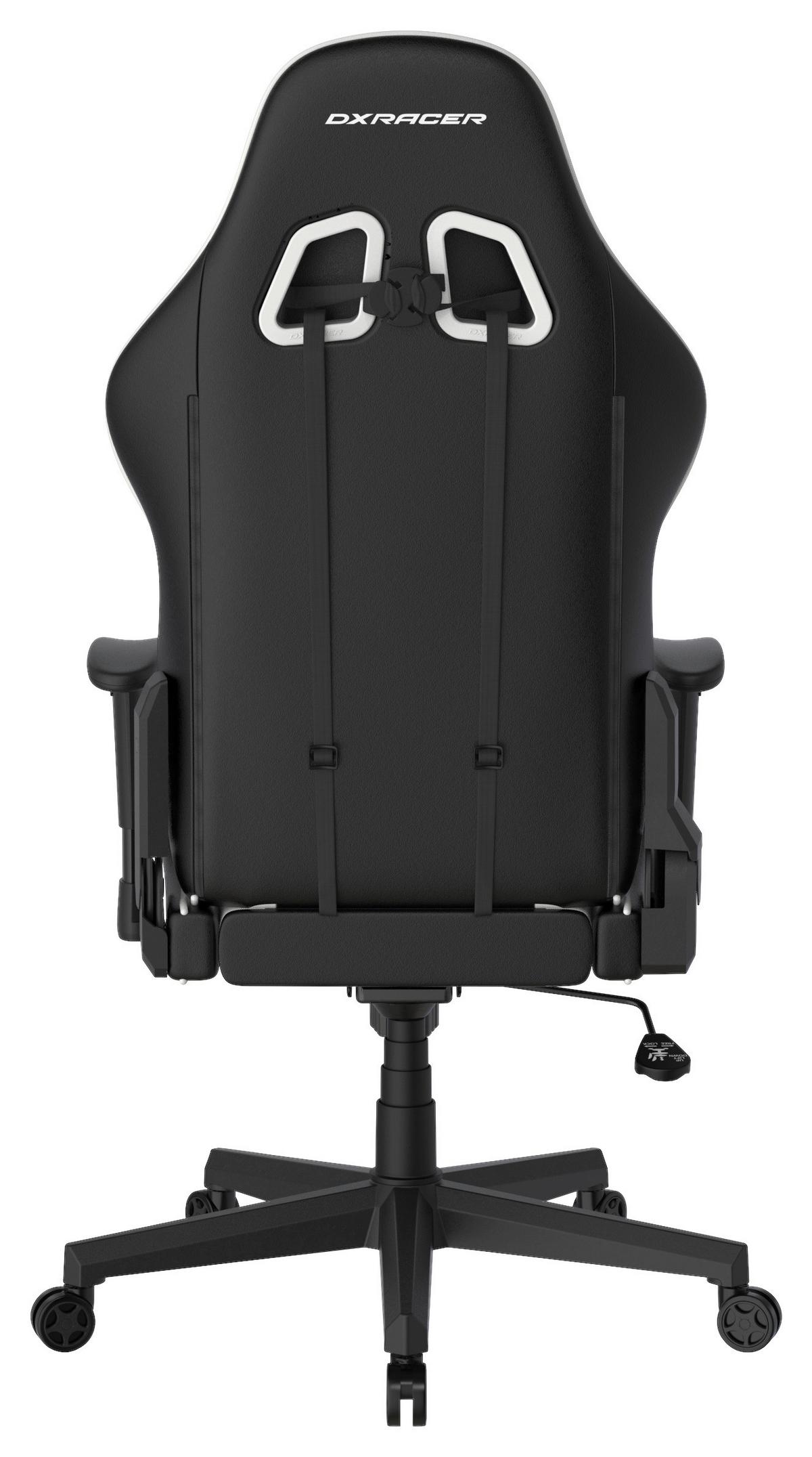 Gamingstuhl DX Racer Prince L - Schwarz/Weiß, MODERN, Kunststoff/Textil (67/126/67cm) - Dxracer