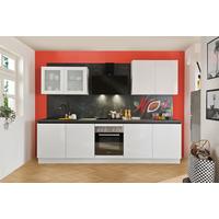 Küchenblock Star - Weiß Hochglanz, Basics, Holzwerkstoff (300cm) - Express