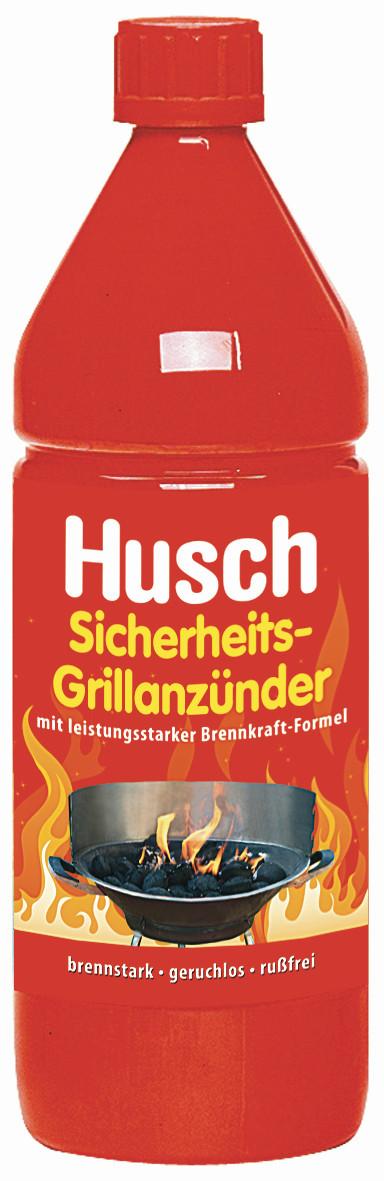 GRILLANZÜNDER HUSCH GRILLANZÜNDER FLÜSSIG - Rot, Basics, Kunststoff (1l)