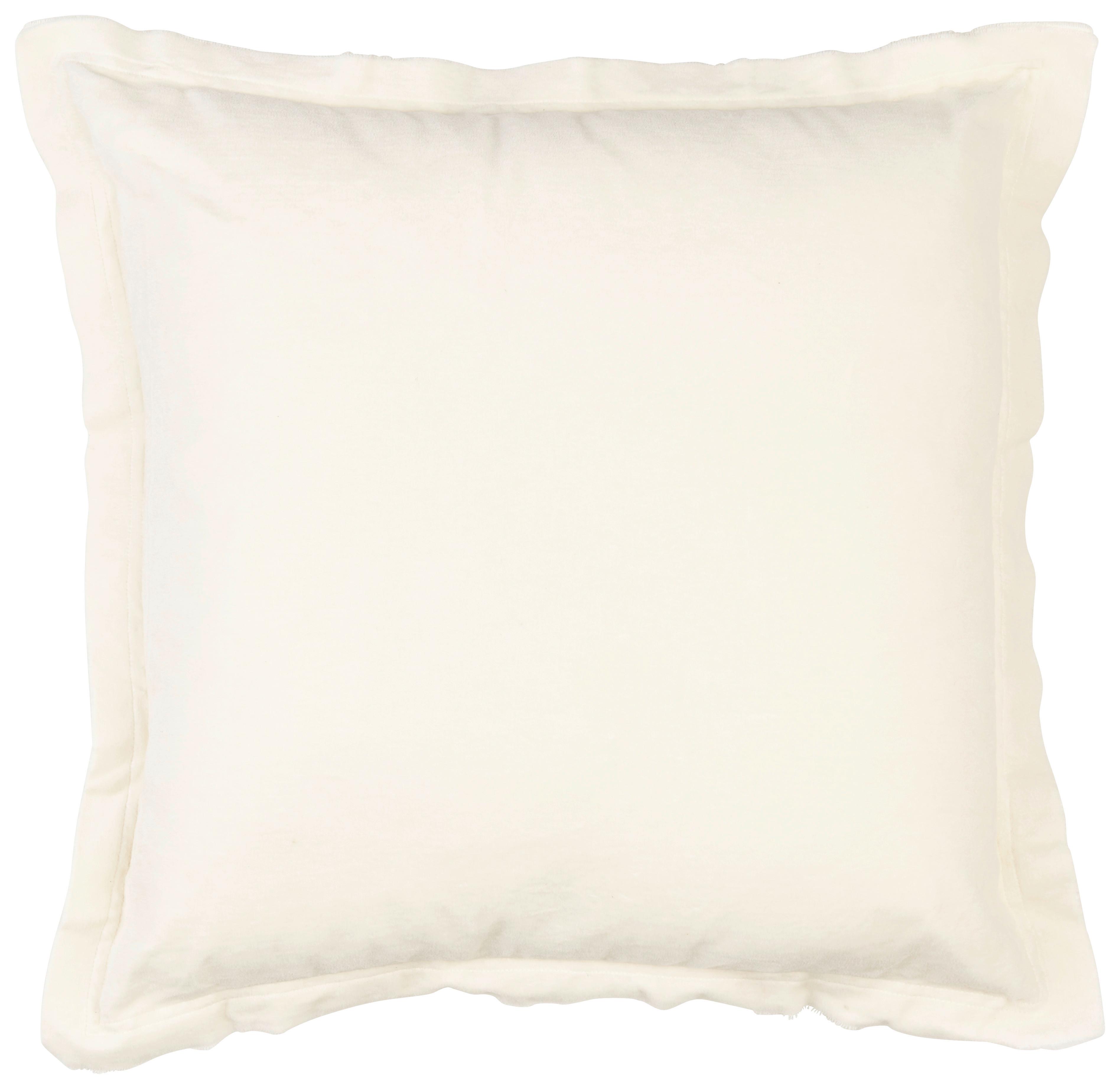 Dekorační Polštář Stella, 45/45cm, Bílá - bílá, Romantický / Rustikální, textil (45/45cm) - Premium Living