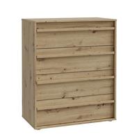 Komoda se 4 zásuvkami, dekor dub Artisan, š: 78,4cm - dub artisan, Moderní, kompozitní dřevo (78,4/94,4/42cm)
