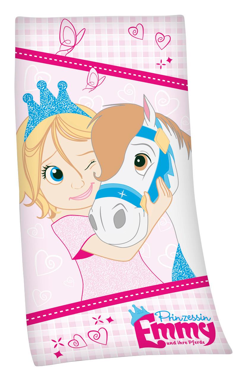 Velourtuch Prinzessin Emmy Baumwolle 75x150 cm - Multicolor, Textil (75/150cm)
