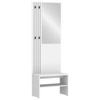 PREDSIEŇOVÝ NÁBYTOK CHARLIE - biela, Konventionell, kompozitné drevo (60/180/37cm)