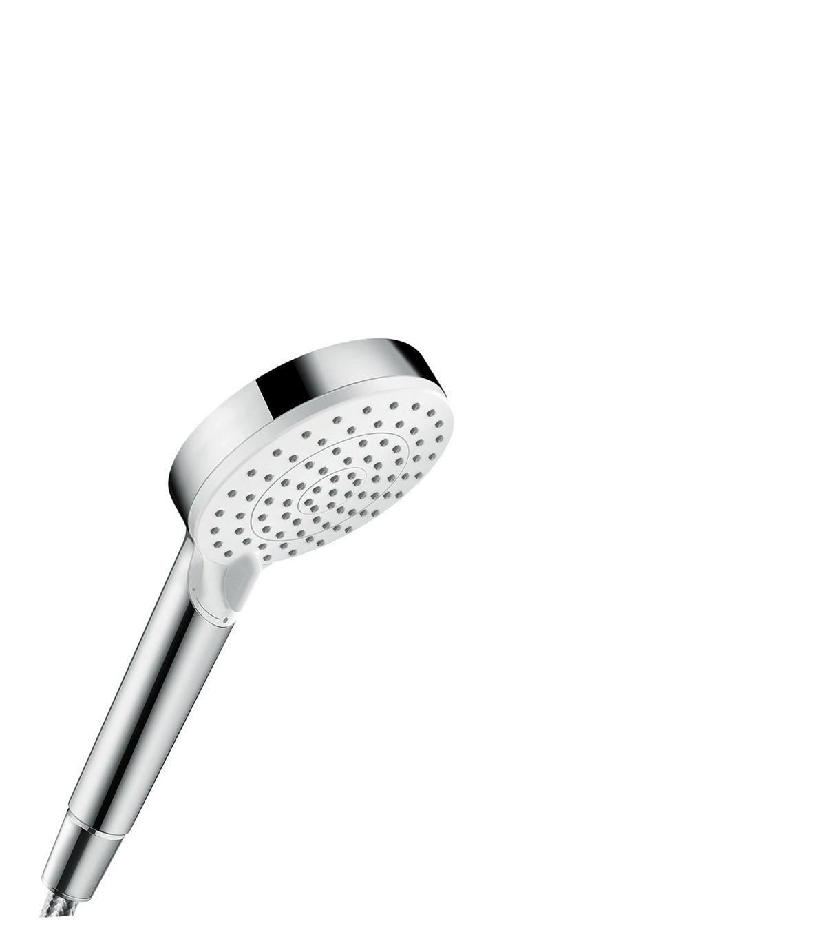 Handbrause Hansgrohe Chrom 2-Fach Verstellbar - Chromfarben/Weiß, Basics, Kunststoff (10,0/33,2/64cm) - Hansgrohe