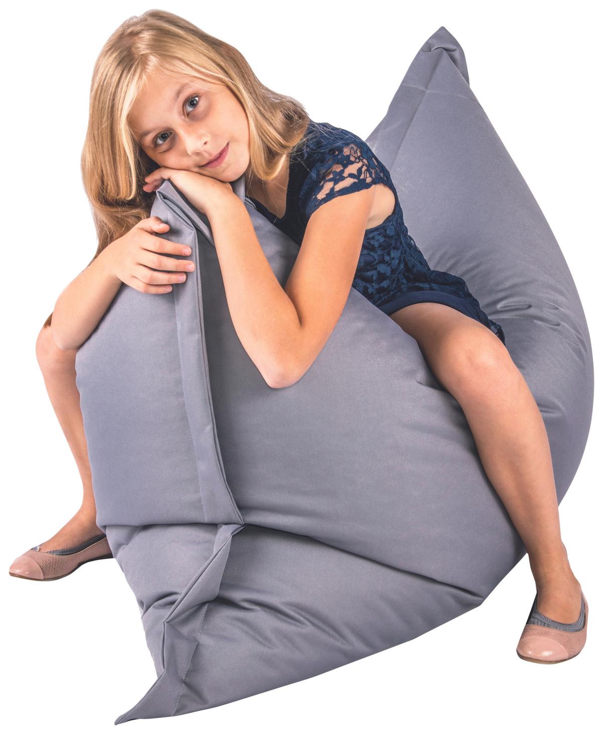 Sedací vak do exteriéru B52 XL šedá - bílá/antracitová, Basics, textil (170/130/40cm) - Ondega
