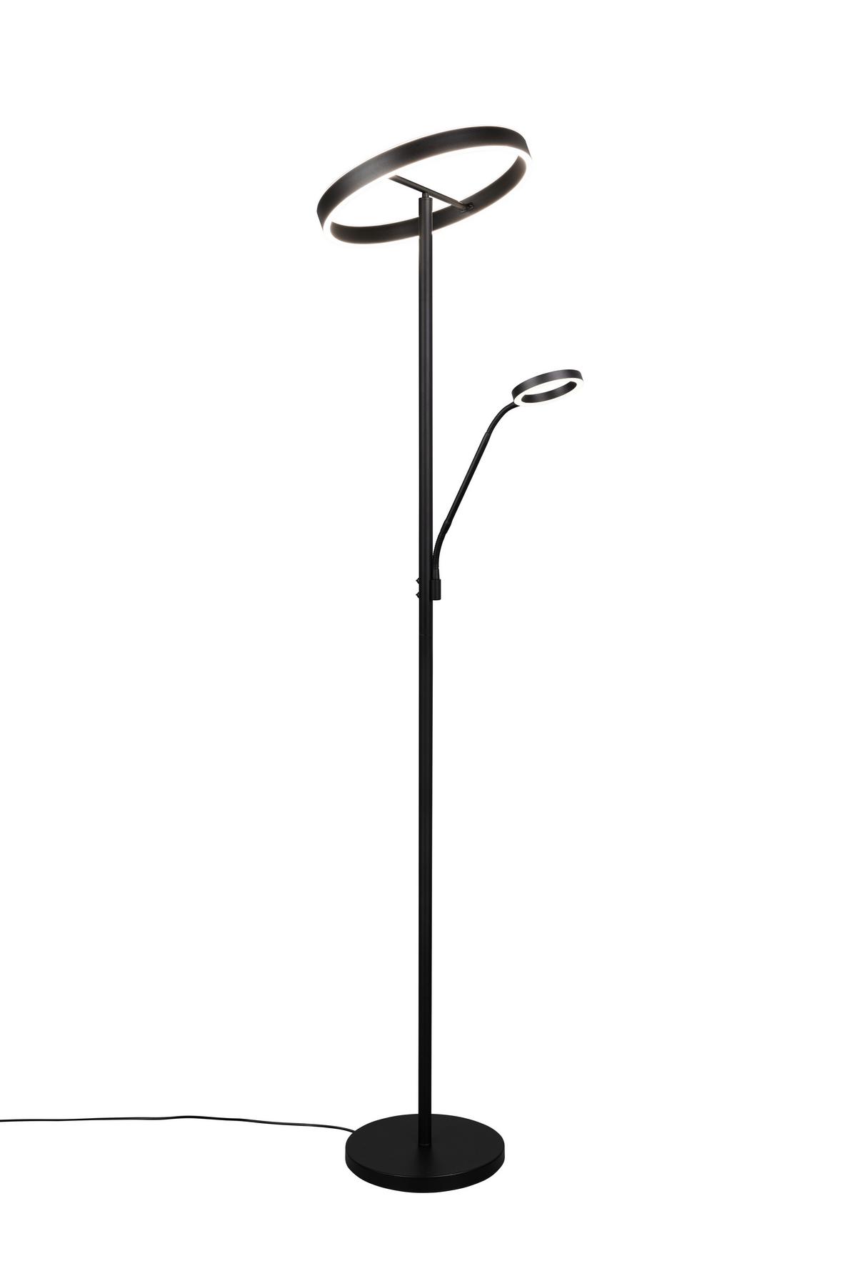 Led-stehleuchte 449510232 Willis - Schwarz, Design, Metall (40/180cm) - Trio Leuchten