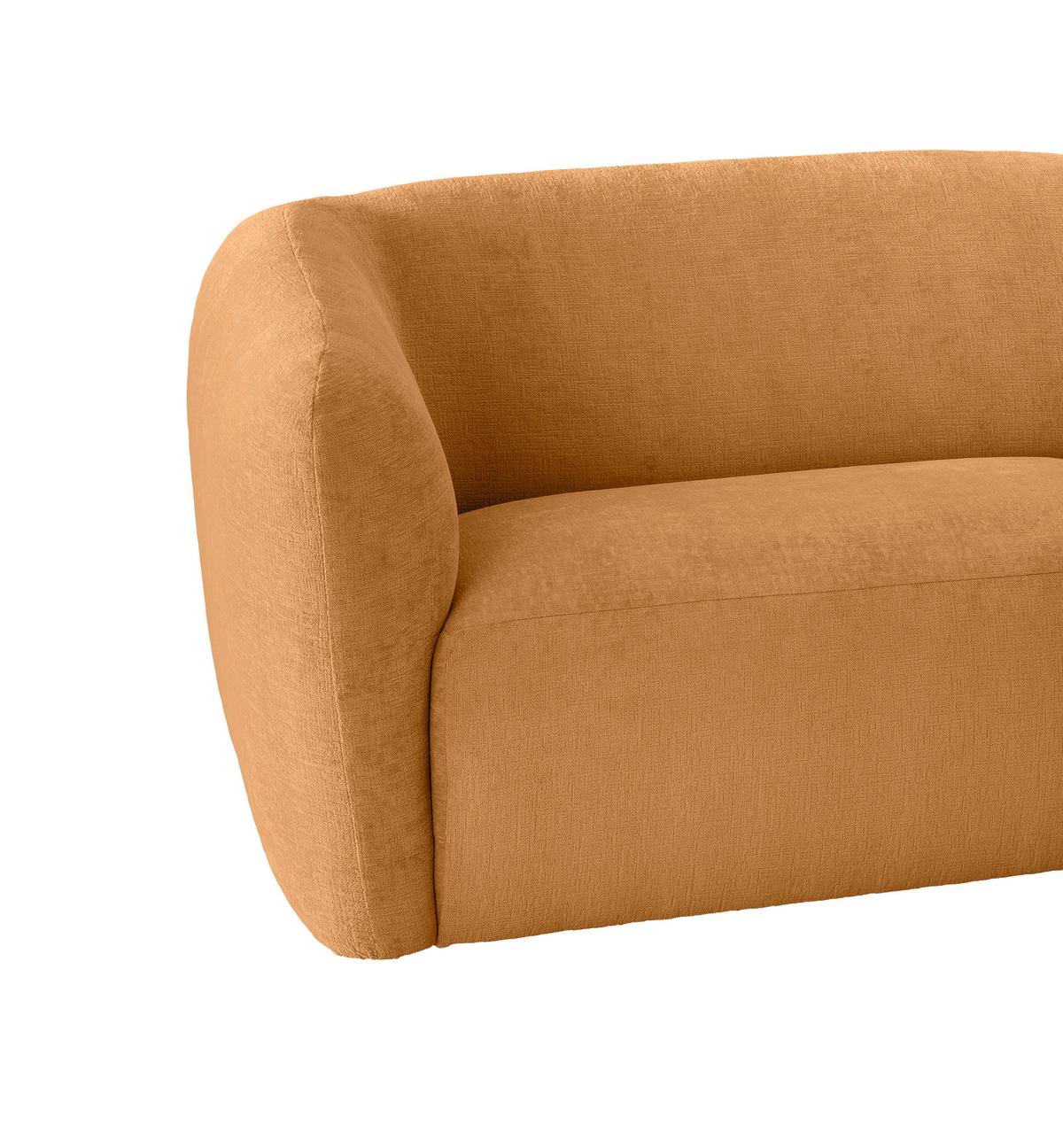 Ecksofa Jesi, Goldfarben S: 276x182 Cm - Goldfarben/Schwarz, MODERN, Textil (276/182cm) - Livetastic