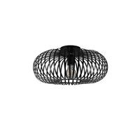 Deckenleuchte Ø 40 cm 1-Flammig mit Metallschirm - Schwarz, Design, Metall (40/17cm) - Trio Leuchten