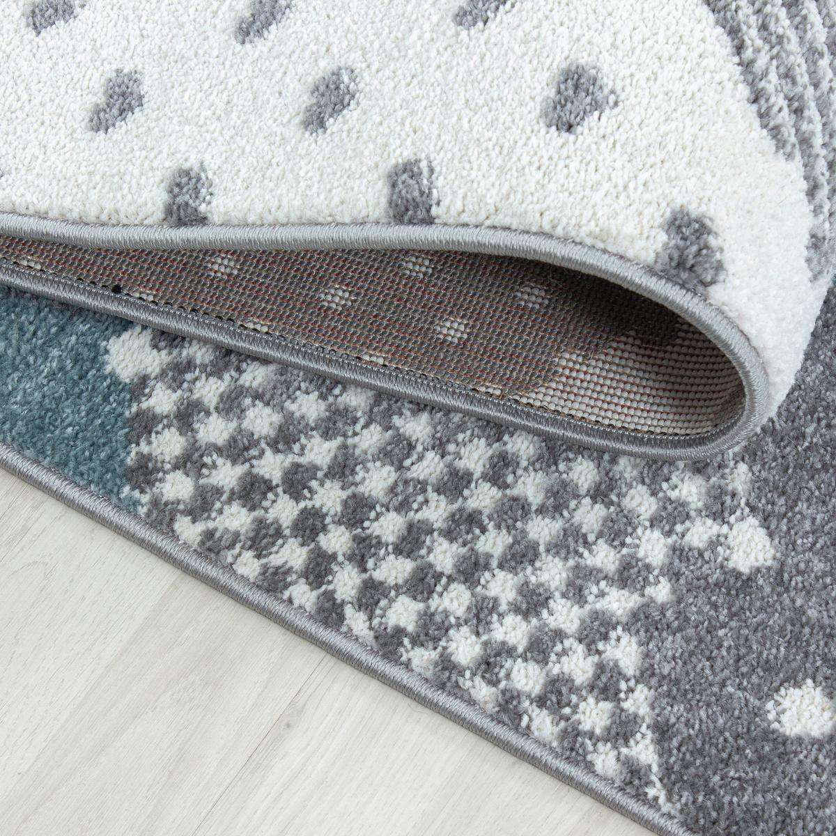 Detský koberec OBLAKY, 120x170cm - modrá, Trend, textil (120/170cm) - Ben'n'jen